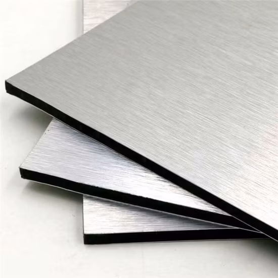 Tous les types 3mm 4mm 6mm ignifuge résistant au feu ignifuge Fr B1 A2 métal acier inoxydable cuivre titane zinc aluminium aluminium composite