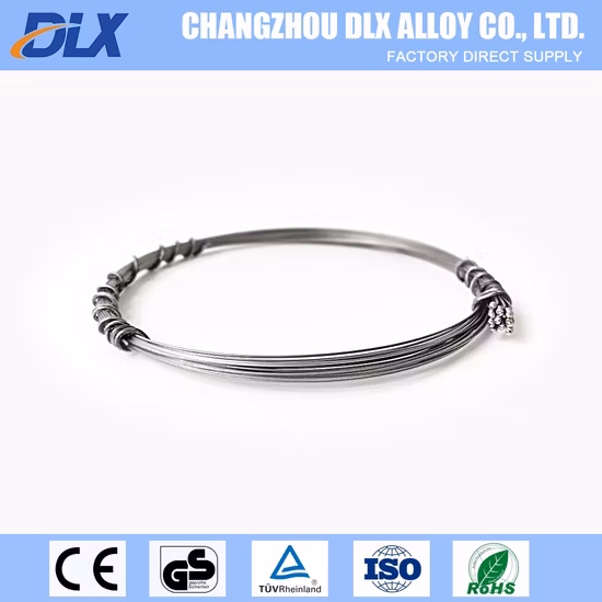 Original ASTM F2063 Super élastique Nickel titane forme alliage à mémoire Nitinol/Gr1 Gr2 pour la pêche